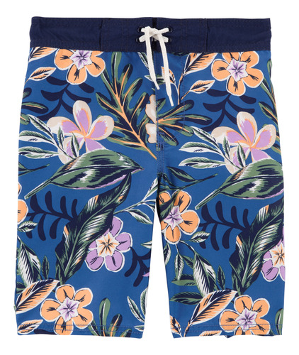 Short De Baño Con Upf 50+ Diseño Tropical Oshkosh 3o946110