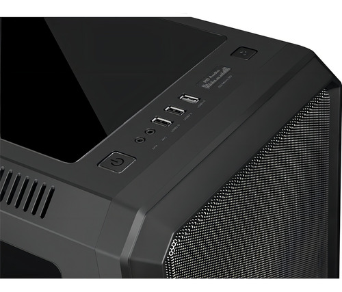 Gabinete K-mex Cg-01rc Microcraft Gamer Microatx / Itx Cor Preto