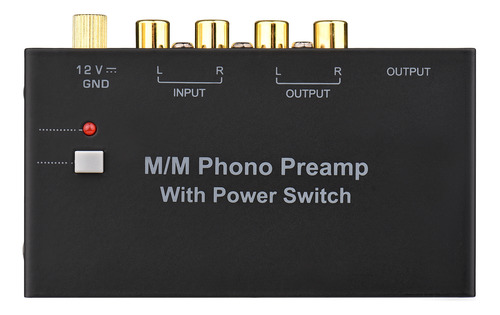 Altavoz Phono Preamp M/m Preamp Rca Phono Con Tocadiscos