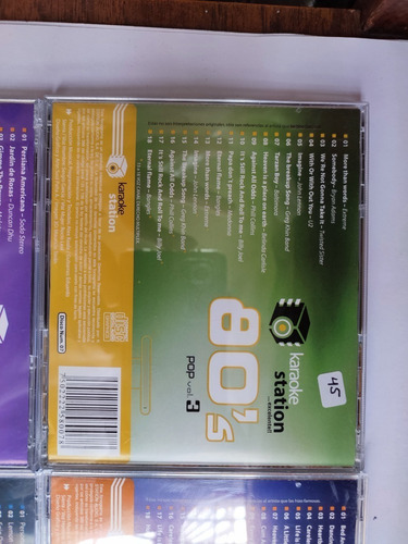 6 Cds Karaoke De Los 80s Y 90s (Usado)