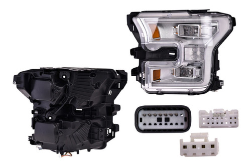 Faro Izq C/leds Ford Lobo 15-17 Generica