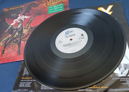 Lp Ozzy Osbourne - The Ultimate Sin (importado De Época) Estandar (Usado)