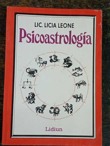 Imagen 1 de 5 de Psicoastrologia * Lic. Licia Leone * Lidiun *
