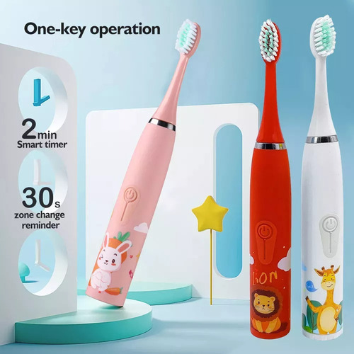 Cepillo De Dientes Infantil Eléctrico Recargable Por Usb