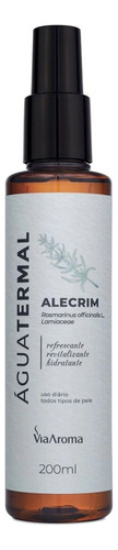 Água Termal De Alecrim Via Aroma 200 Ml 