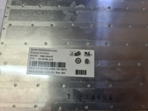 Imagen 3 de 3 de Teclado Notebook Dell Inspiron Xps Nsk-d5a1e Español Negro