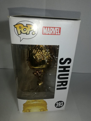 Figura Funko Pop 2018 Marvel Studios Shuri Dorada 393 Nycc