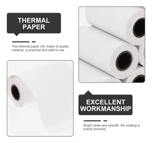 Rollo De Papel Térmico Pos De 10 Rollos De Papel Para Caja R