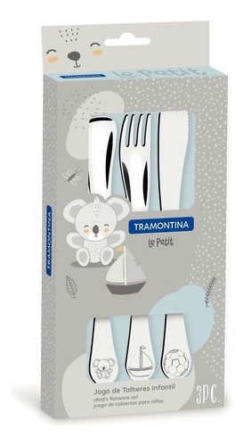 Set de cubiertos para niños Le Petit Tramontina Strollers