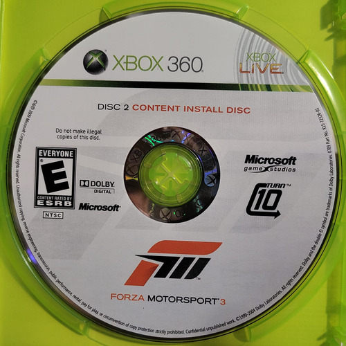 Forza Motorsport 3 Xbox 360 Original Midia Fisica Seminovo (Usado)