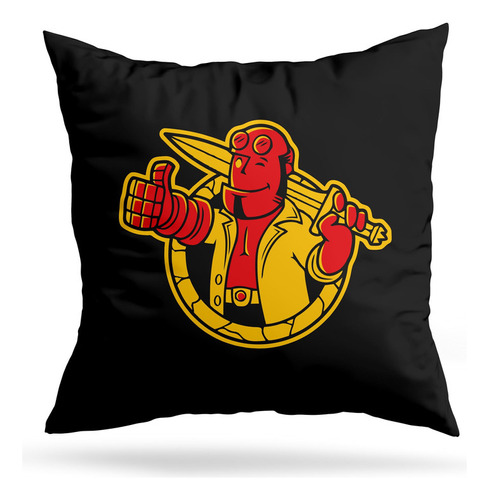 Cojin Deco Hellboy Dibujo (d1544 Boleto.store)