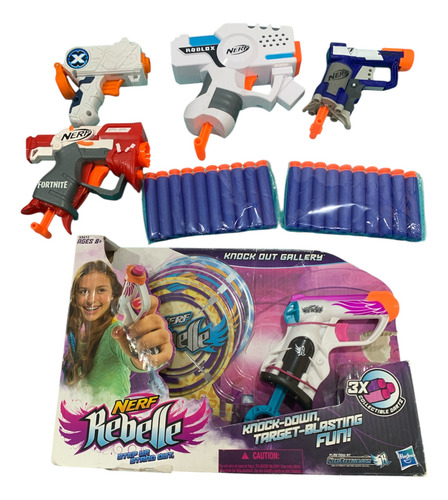 Pistolas Nerf Pequeñas Con Dardos (Usado)