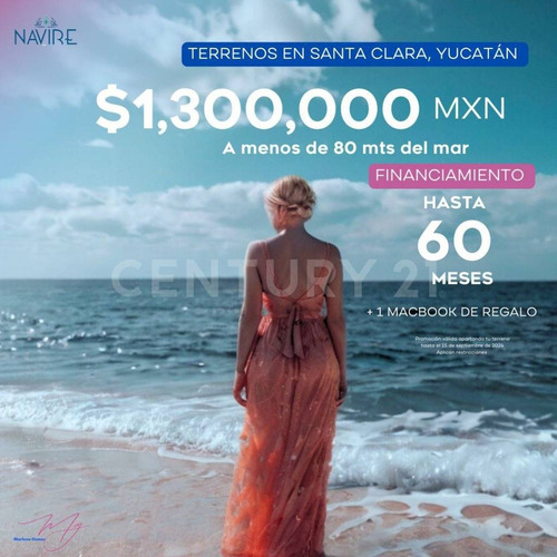 Terrenos En Venta En La Playa, Santa Clara, Yucatán