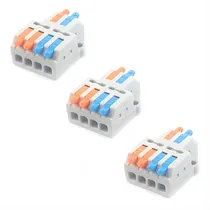Comprar 3 X Terminales Eléctricos Para Unión Rápida, D2-4, 250v, 32a
