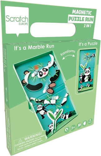 Rompecabezas Magnético Panda 2-en-1 Pinball Scratch Europe