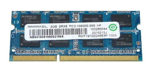 Memoria Ram Laptop Ramaxel 2gb Pc3 10600s Ddr3