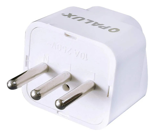 Adaptador Enchufe Multiple Redondo 3 En Linea Op603-l Opalux