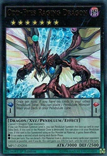 Yu-gi-oh-eyes Odd Raging Dragon - Mp17-en205 - Ultra Rare - 