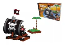 Comprar Bloques Blocky Barco Piratas 1 78 Piezas Encastre Caja 