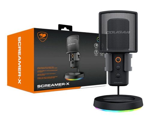 Microfono Streaming Cougar Screamer X Rgb Usb-c/a Pc/mac Nr