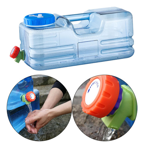 Contenedor De Agua De Gran Capacidad Cubo Con 10l 40x20x18cm