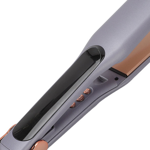 Ferro De Ondulação, Tela Lcd Plana, Cabelo De Placa Larga