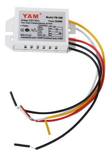 6 Interruptor Digital Párrafo 2 Vías 3 Control De