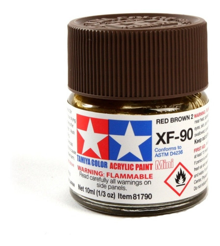 Pintura Mini 10 Ml Tamiya Xf-90 Red Brown 2 Xf90