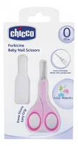 Comprar Tijera Corta Uñas Bebes Chicco Punta Redonda Tijerita Rosa
