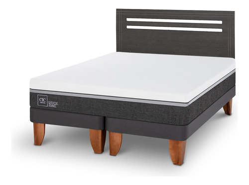 Cama Europea Gris