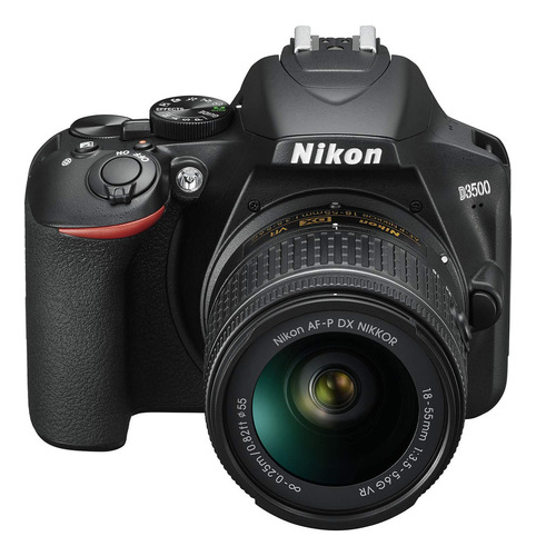Nikon D 24.2mp Cámara Dslr Con Af-p Dx Nikkor 0.709-2.165 . Color Negro