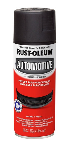 Pintura Aerosol Para Paragolpes Rust Oleum Negro 340g - Imagen Pinturerias -