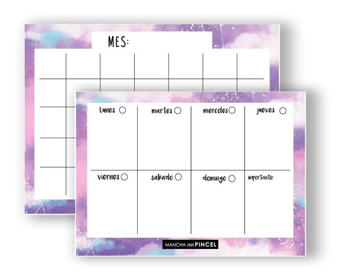 Duo Planners Borrables Imantados V Galaxy Flex