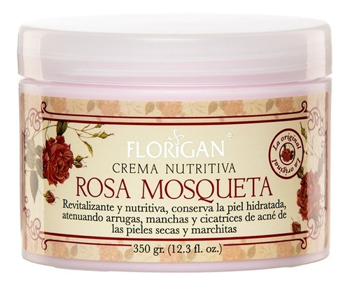 Crema Nutritiva Rosa Mosqueta 350gr Florigan®