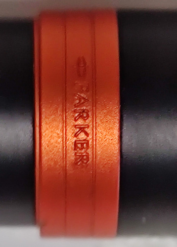 Lapicera Parker Waterman Im 2172944 Naranja Llama Azul