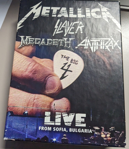 The Big 4 Live Metallica Slayer Megadeth Anthrax 2010 Box 
