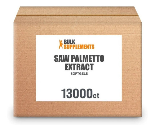 Bulk Supplements | Saw Palmetto Extract | 320mg | 13000 Soft