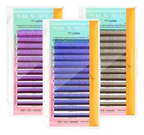 Comprar Pestañas Mix Nagaraku Yy Shape Colores P\u002F Extension Pestañas