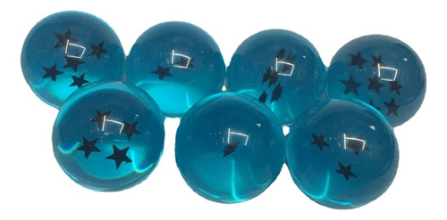 Set De 6 Piezas Bolas De Dragon Azules