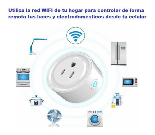 Enchufe Inteligente Wi-fi Para Alexa Y Google Home 1 Pza