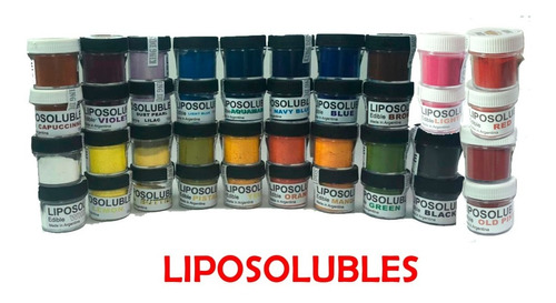 Colorante Polvo Liposoluble King Dust 4g 6u Cotillon Sergio 