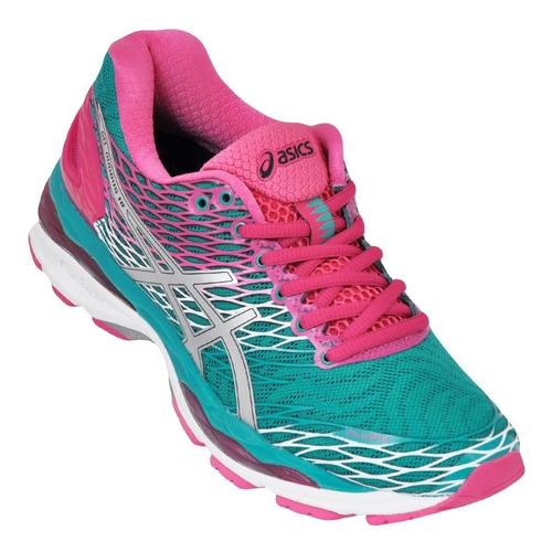 Tenis Dama Asics Gel Nimbus 18 Running T650n 5393 Correr Gym