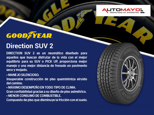 Set 2 Llantas Direction Suv 2 Goodyear 225/60r17 103h Xl