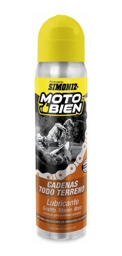 Lubricante Para Cadena Enduro Aerosol 220ml Simoniz Motobien