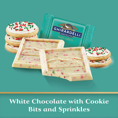 Ghirardelli Squares White Chocolate Sugar Cookie 202g Americ