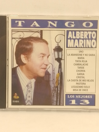 Alberto Marino Los Mejores 13 Tango Cd Nuevo 