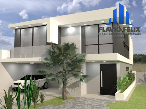 Imagem 1 de 6 de Casa A Venda 320 M² Real Park Arujá 4 Suítes Área Gourmet - 758