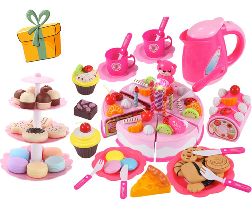 . Juguete Infantil Simulado Para Tarta Y Té .