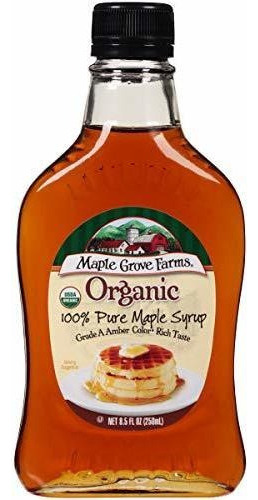 Jarabe De Arce Puro Organico Ambar Grado A Maple Grove 250ml