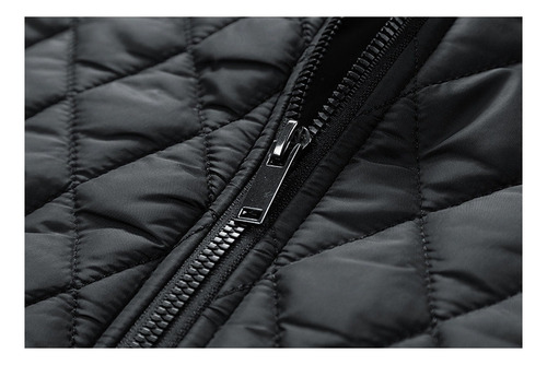 Abrigo Invierno Chaqueta Desmontable Con Capucha Acolchada